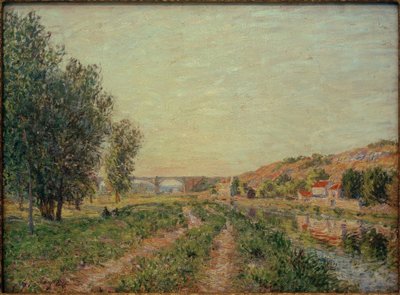 Landschaft bei Moret von Alfred Sisley